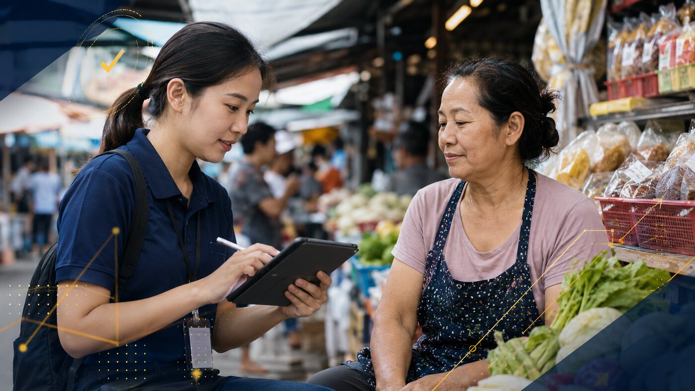 ภาพบริการ สำรวจตลาดภาคสนาม